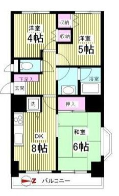 リレント相武台の間取り