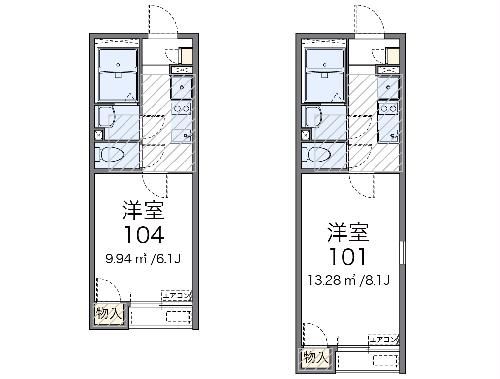 横浜市保土ケ谷区上菅田町のアパートの間取り