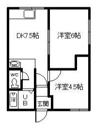 東光7.3ハイツAの間取り