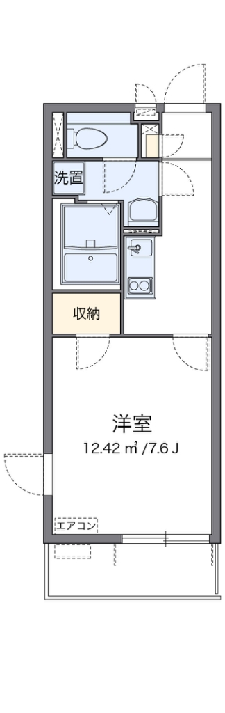 クレイノプランドール桜ヶ丘の間取り