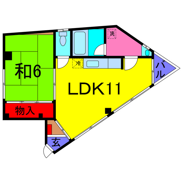 三久ハイツ金町の間取り