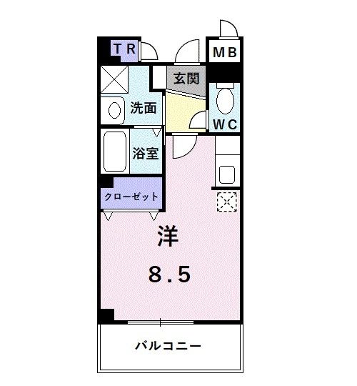 【和泉市葛の葉町のマンションの間取り】