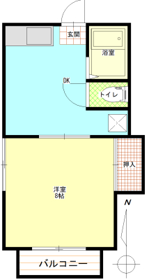 ハイコーポ鶴巻の間取り