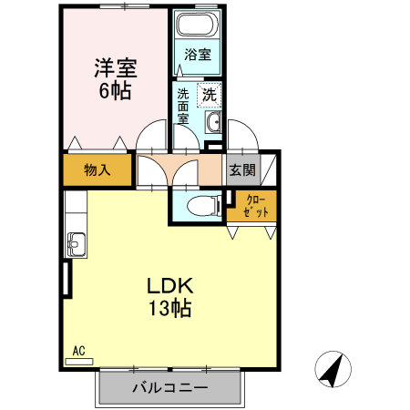 コンフォートの間取り