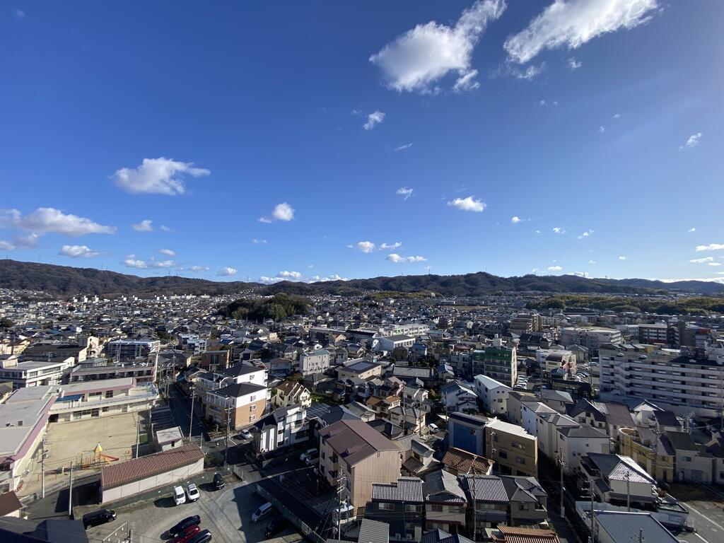 【シエリアシティ星田駅前のバルコニー】