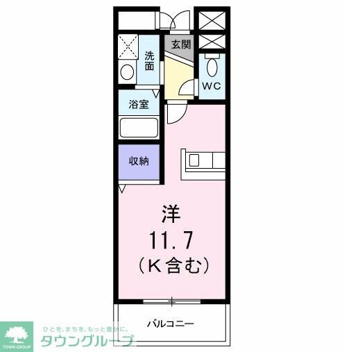 松戸市大谷口のマンションの間取り