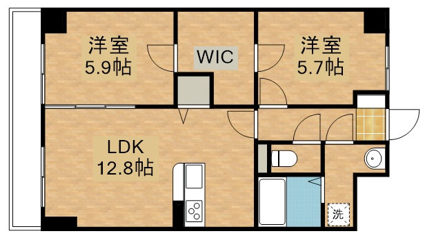 アグレアーブルの間取り