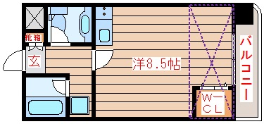 平和マンション榴ヶ岡の間取り