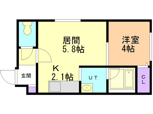 ガレリアＮ１３の間取り