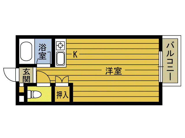 第６アパート旦野原の間取り