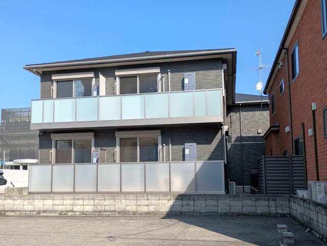 建物外観　建築中