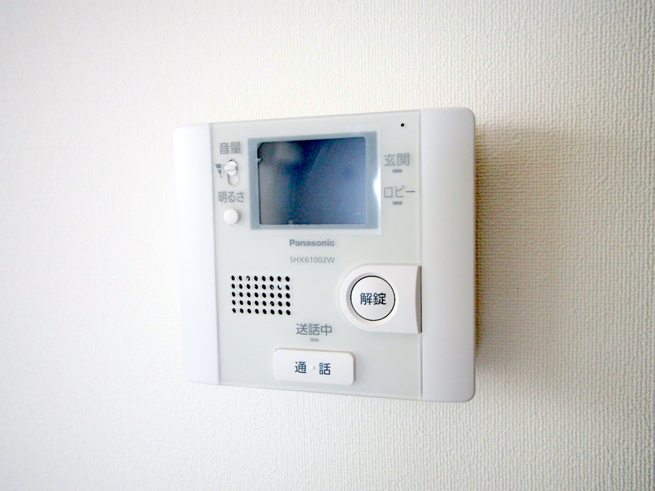 セキュリティ　モニター付きインターホン完備しています♪