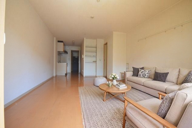 居室・リビング　ＣＧで家具等を配置したもので家具等は含まれません。