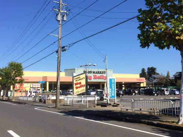 スーパー　BigBelly北野店（スーパー）まで400m