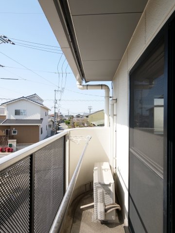 バルコニー　※写真は別の部屋のものです。