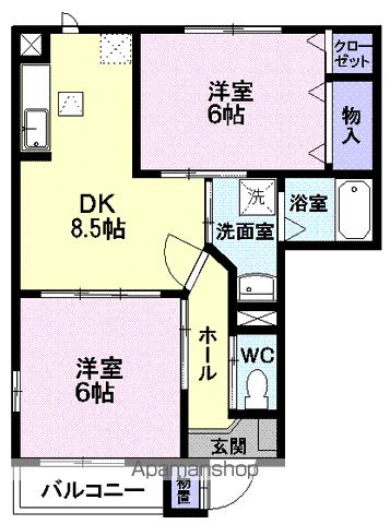 ソレーユCの間取り写真