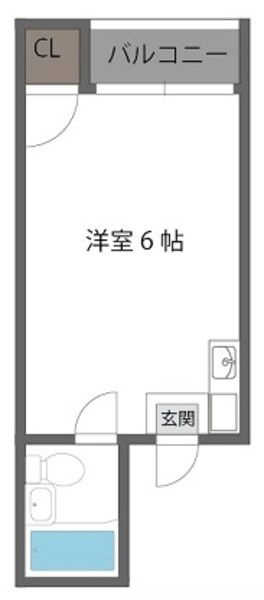 サンスリーハイツ長柄の間取り写真