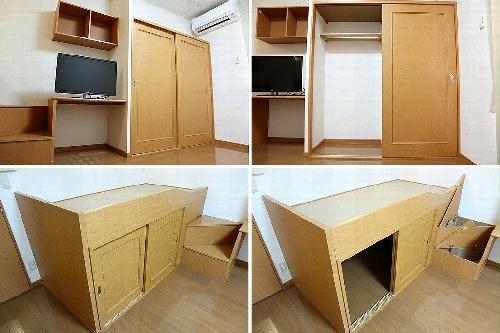 収納　実際のお部屋と異なる場合がございます。