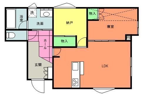 新宿区富久町戸建の間取り写真