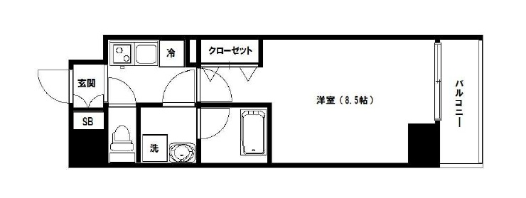 ニュー・ビジョン東向島の間取り写真