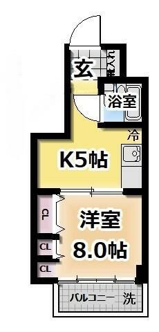 石井ダイアパレス中落合の間取り写真