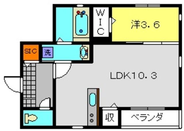 シャンス東寺尾中台26の間取り写真