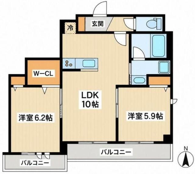 ダイワフラットIIIの間取り写真