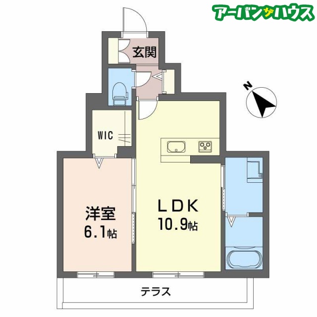 1LDK Mansion in Kita-ku, Okayama, Okayama — photo 2 of 3