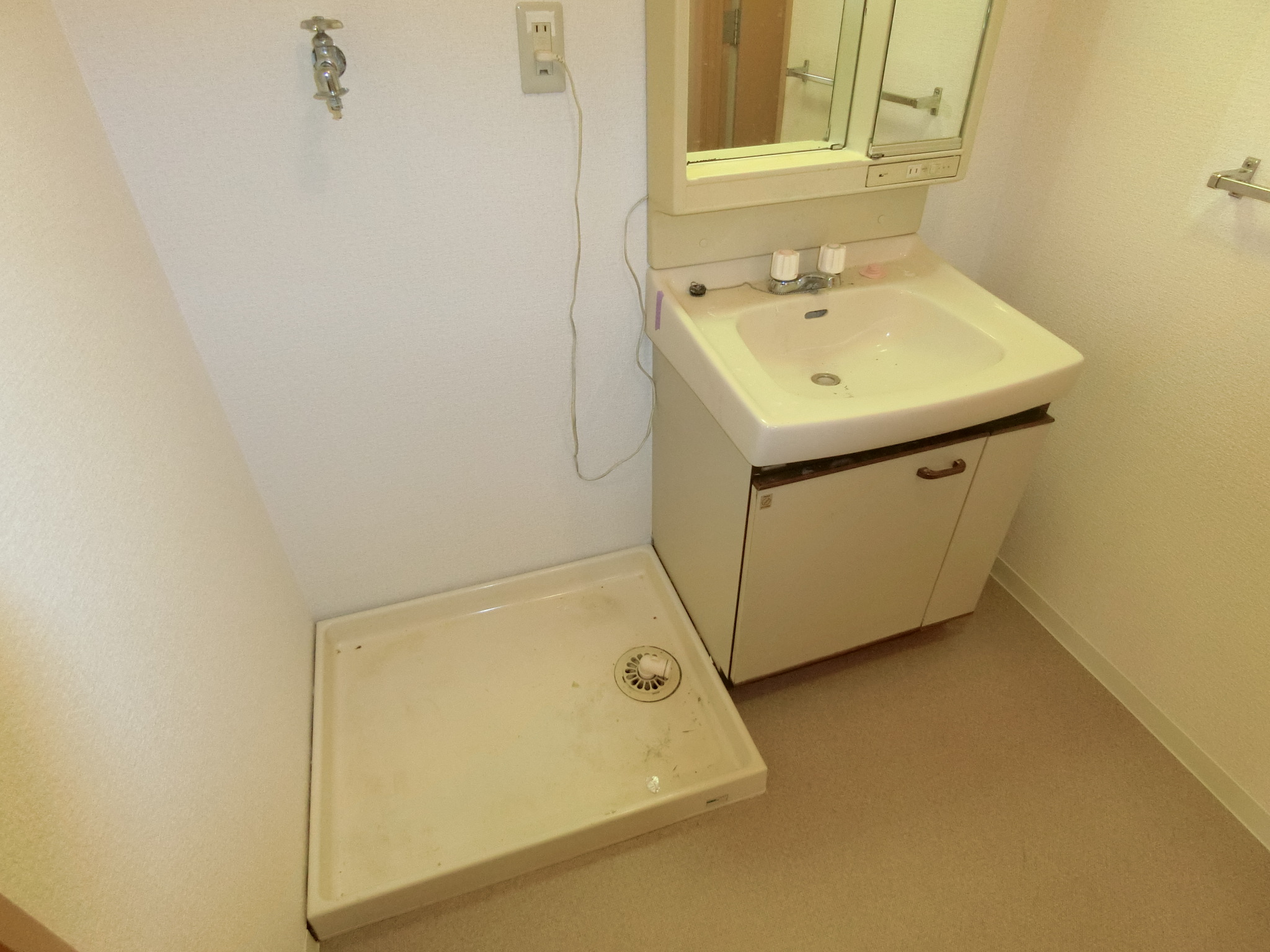 洗面設備　室内洗濯機置き場☆