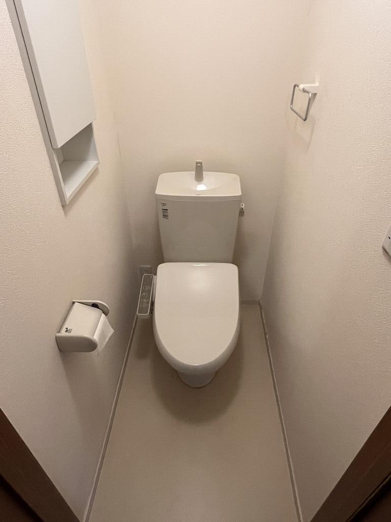 トイレ　クリーニング前の写真です