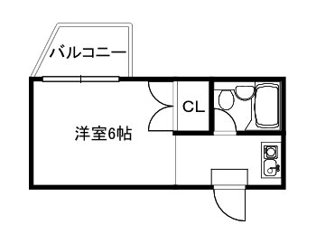 シティハウスSAKA　PARTIIの間取り