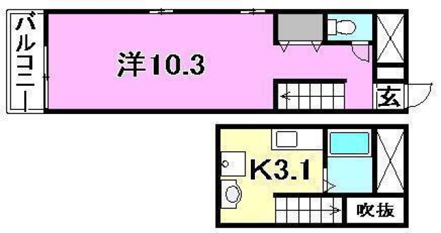 リューレント河原町の間取り