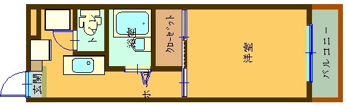 名古屋市守山区廿軒家のマンションの間取り