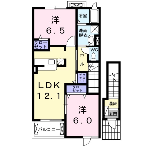 ガーデニアの間取り