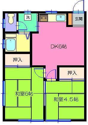 グリーン飯田の間取り