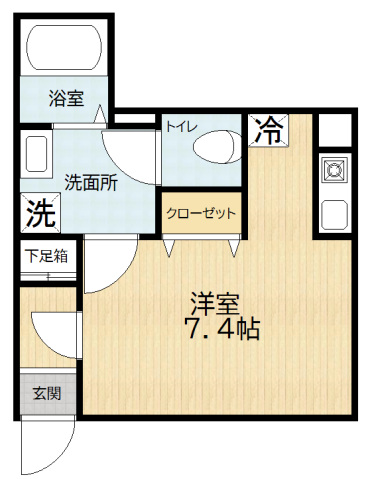 カーサブラーノの間取り