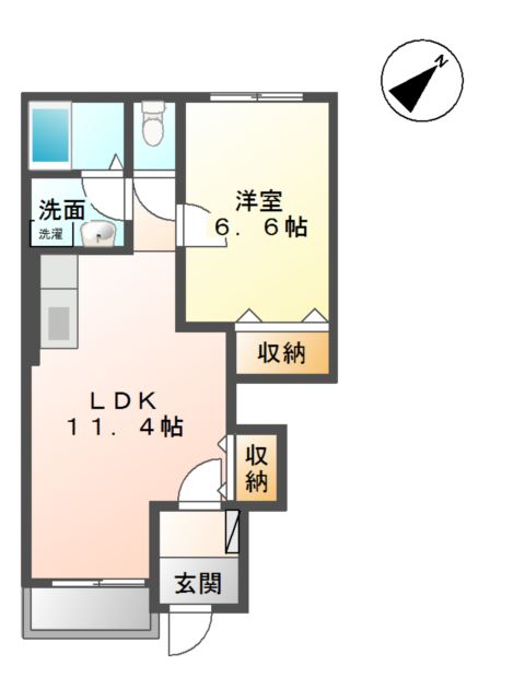 メゾン坂汐I号館の間取り