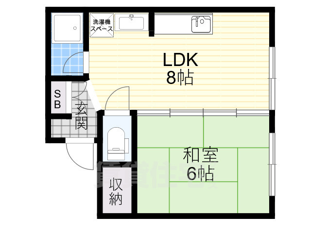 マンション浅香山の間取り