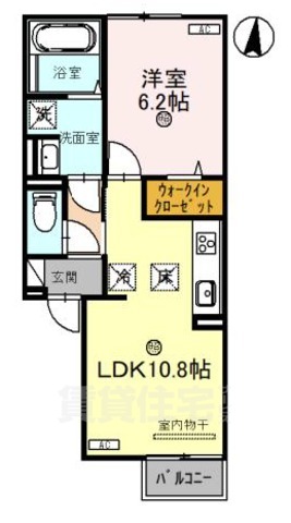 メルベーユ川島の間取り