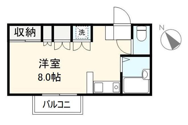 高松市鬼無町鬼無のマンションの間取り