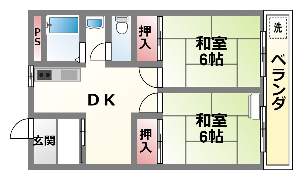 ユニヴェールの間取り