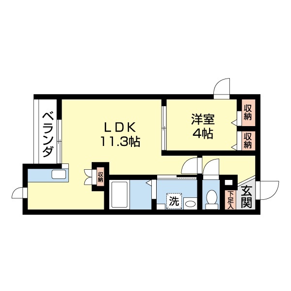 【ＲＥＳＩＤＥＮＣＥ　ＮＡＫＡＪＩＭＡＧの間取り】