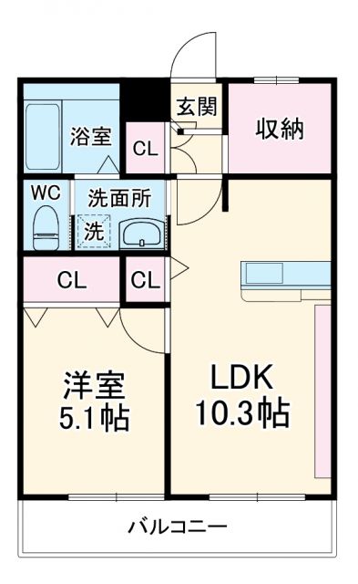 レジデンス八竜の間取り