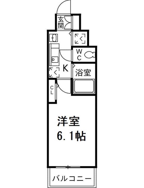 プレサンス名古屋STATIONアブソリュートの間取り