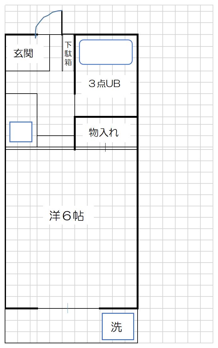 コーポサカエ１の間取り