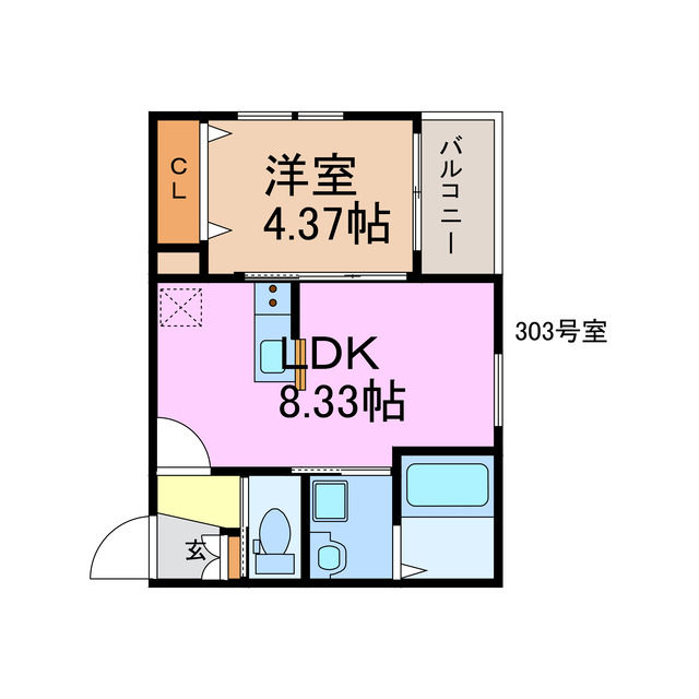 ルボア神沢の間取り