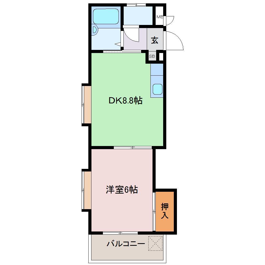 サンシティ東浜の間取り