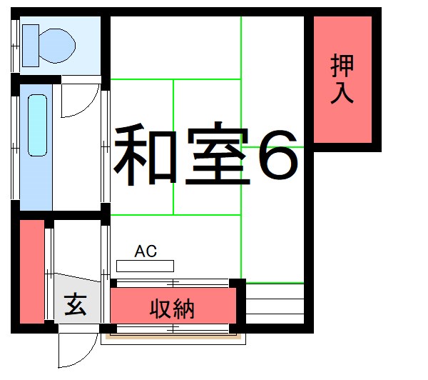 奈良荘の間取り