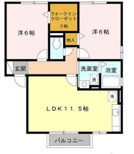 【タウンコート清水の間取り】