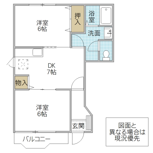 シャルマンM・Fの間取り